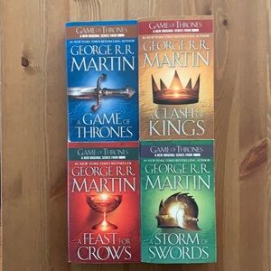 First four Game of Thrones books